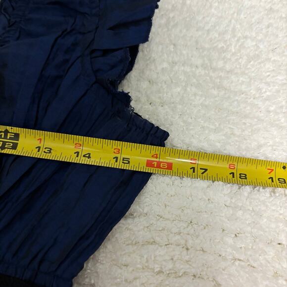 Tripp NYC Lace up blue black corset medium - Picture 5 of 6